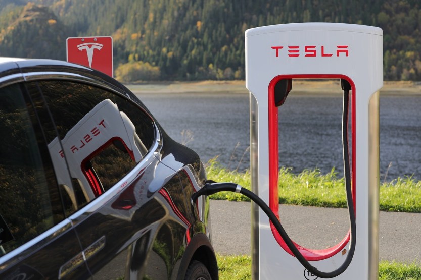 Tesla Model X Supercharger charging