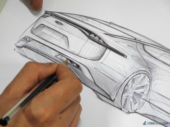 Kia Stinger sketch