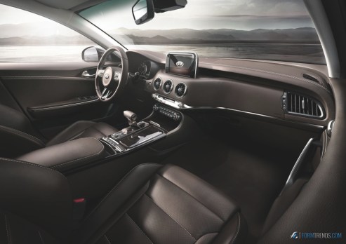 Kia Stinger interior rendering