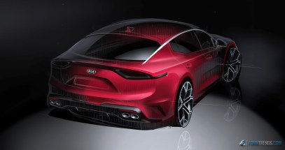 Kia Stinger sketch