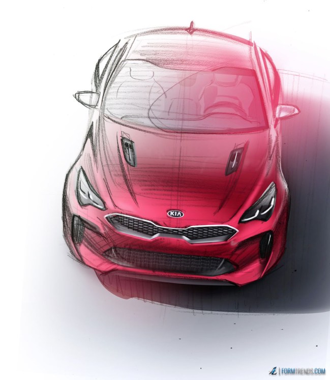 Kia Stinger sketch