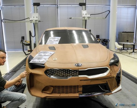 Kia Stinger clay model development