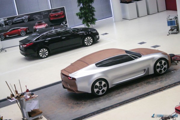 Kia Stinger clay model development