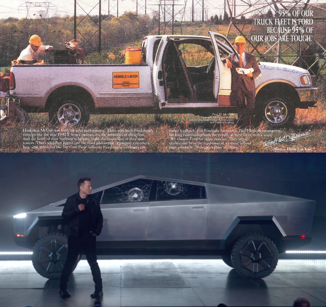 Ford F-150 vs Tesla Cybertruck