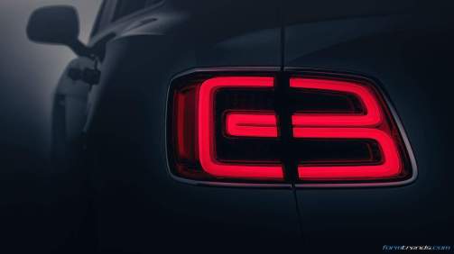 Bentley Bentayga 636 taillight detail