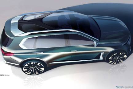 BMW X7 iPerformance concept sketch