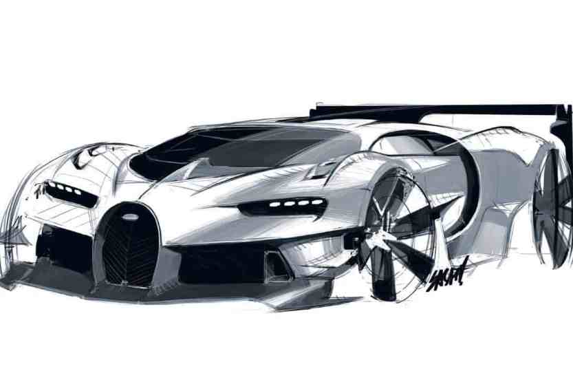 Bugatti Vision Gran Turismo sketch by Sasha Selipanov