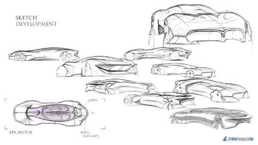 Development sketches by Francesco Gastaldi