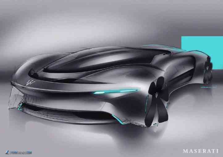 Maserati Hommage concept sketch by Francesco Gastaldi