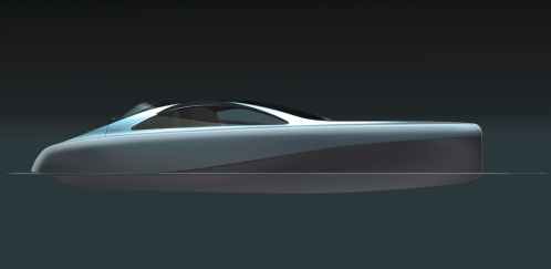 Mercedes-Benz Style Arrow460 Yacht sketch