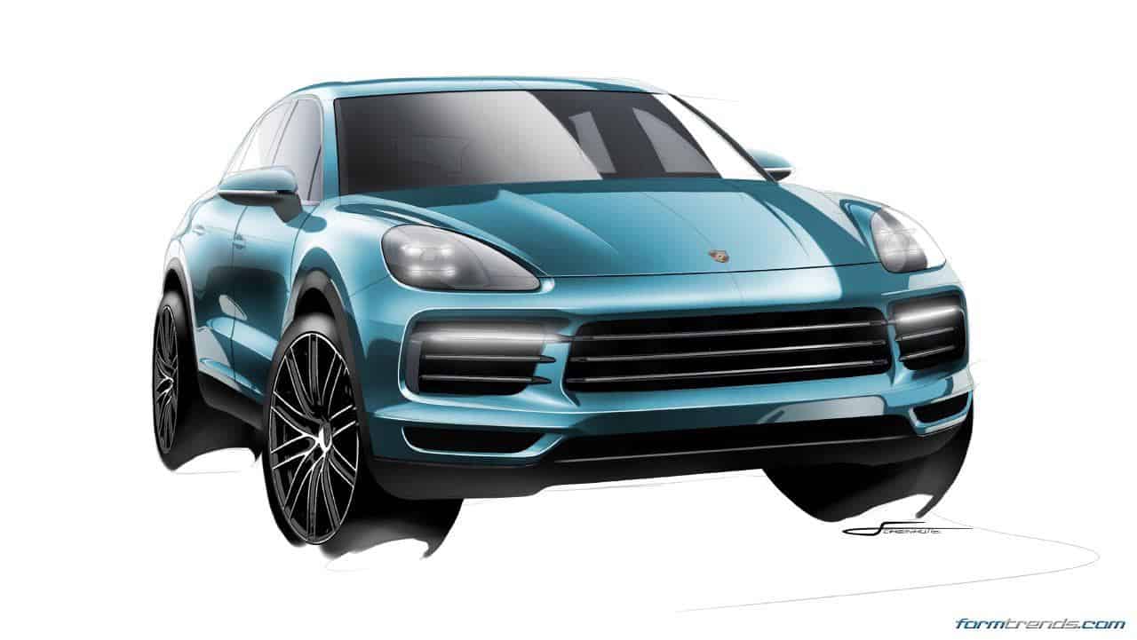 Porsche Cayenne (2018) sketch