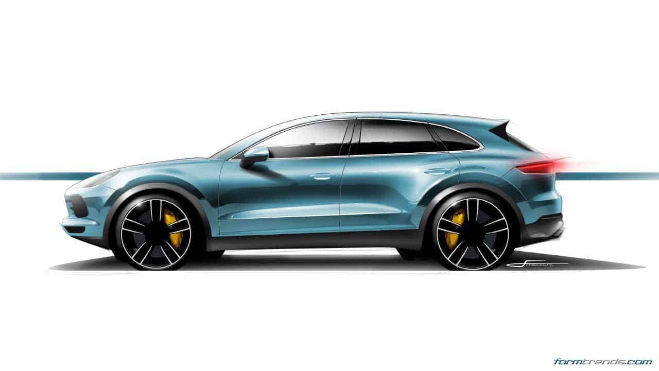 Porsche Cayenne (2018) sketch