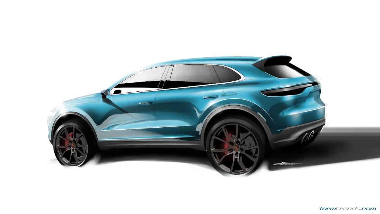 Porsche Cayenne (2018) sketch