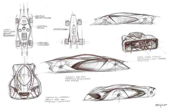 Project Caden exterior theme skeches