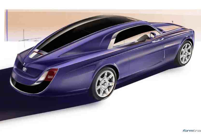 Rolls-Royce Sweptail exterior rendering