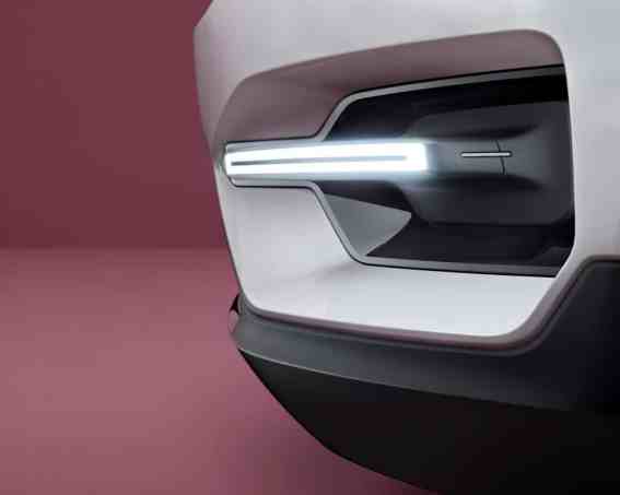 Volvo Concept 40.1 lower front fascia detail