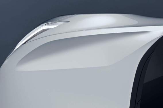 Volvo Concept 40.2 hood detail